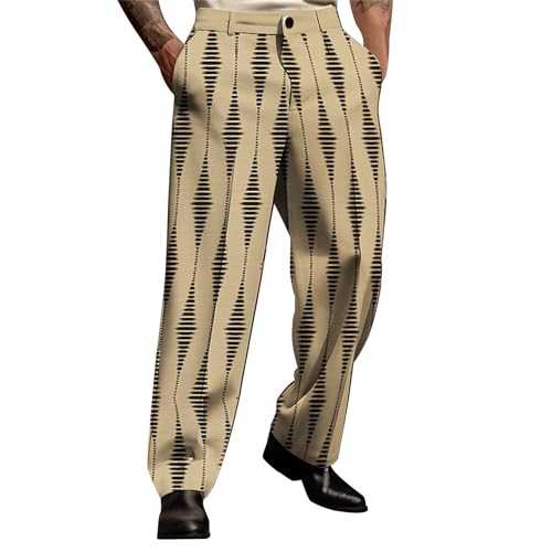 Pantalon d'été respirant touches de piano imprimé 3D jambes larges homme