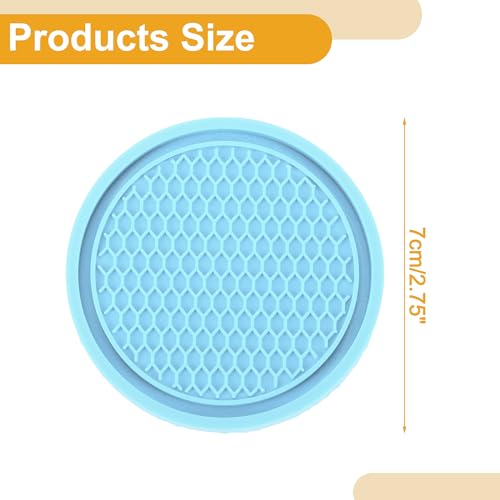 4 Piezas Posavasos Universal para Portavasos de Auto 7cm miniatura 3