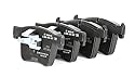 Bosch BP1408 - Auto Bremsbeläge vorne - Bosch-Qualität - für leises Bremsen mit wenig Staub - ECE-R90 zertifiziert - kupferfrei - 1 Set mit 4 Bremsbelägen