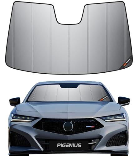 Pigenius Windshield Sun Shade for Acura TLX 2015-2020,Without Sensor,Deluxe Front Windshield...