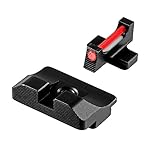 TRUGLO Fiber-Optic Pro Handgun Night Sight with Extra Fibers...