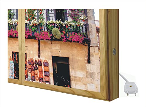 Faux fenêtres décoratives éclairé tableau LED mur intérieur vue océan - 5