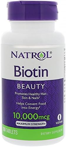 Natrol Biotin Tablet 10000 mcg, 100 Count (Pack of 1)