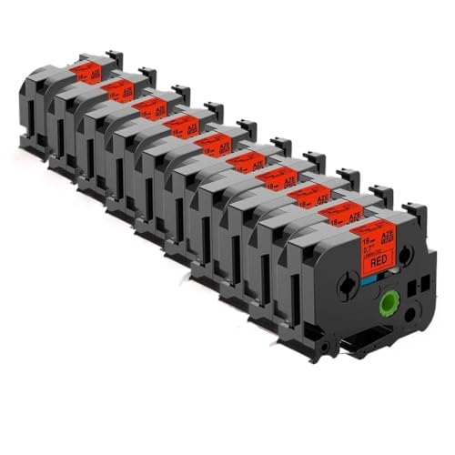 F̃xe[v18mm x 8m~l[gv^[piPTE550W PTD600 PTP710BT̃v^[piƌ݊(10pk White on Clear)