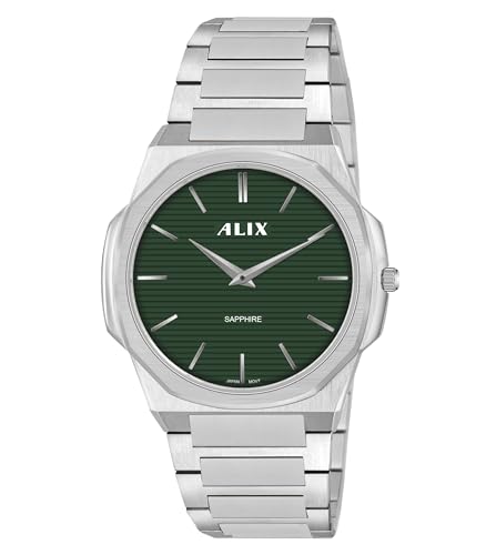 Image of ALIX AL2913 Men's Waterproof Multifunctional Stainless Steel Strap Quartz Analog Watch