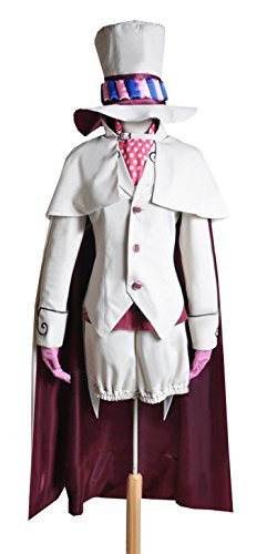 Dreamcosplay Anime Blue Exorcist Mephisto Pheles white uniform Cosplay