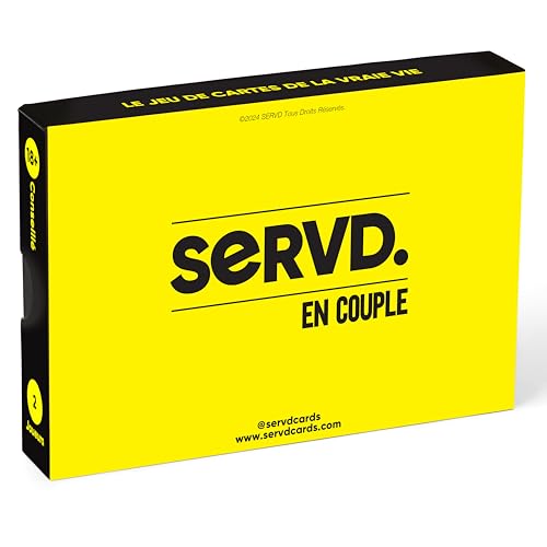 SERVD - en Couple - Le Jeu de Cartes hilarant pour Les Couples dans la Vraie Vie