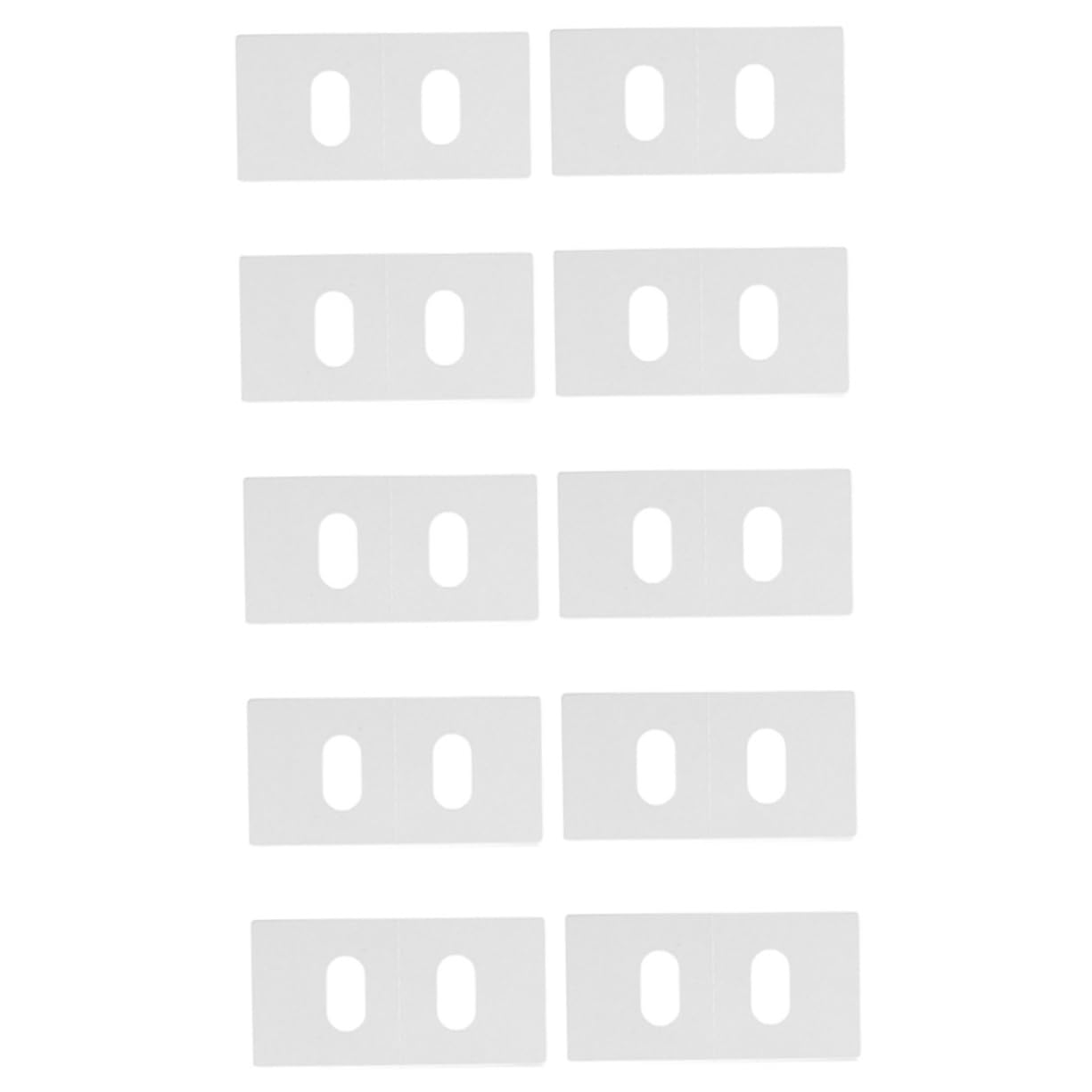 VINTORKY 10pcs Vertical Blind Repair Tabs Vane Savers for Replacement Slats for Vertical Blinds Wear-Resistant for Apartments and Sliding Doors