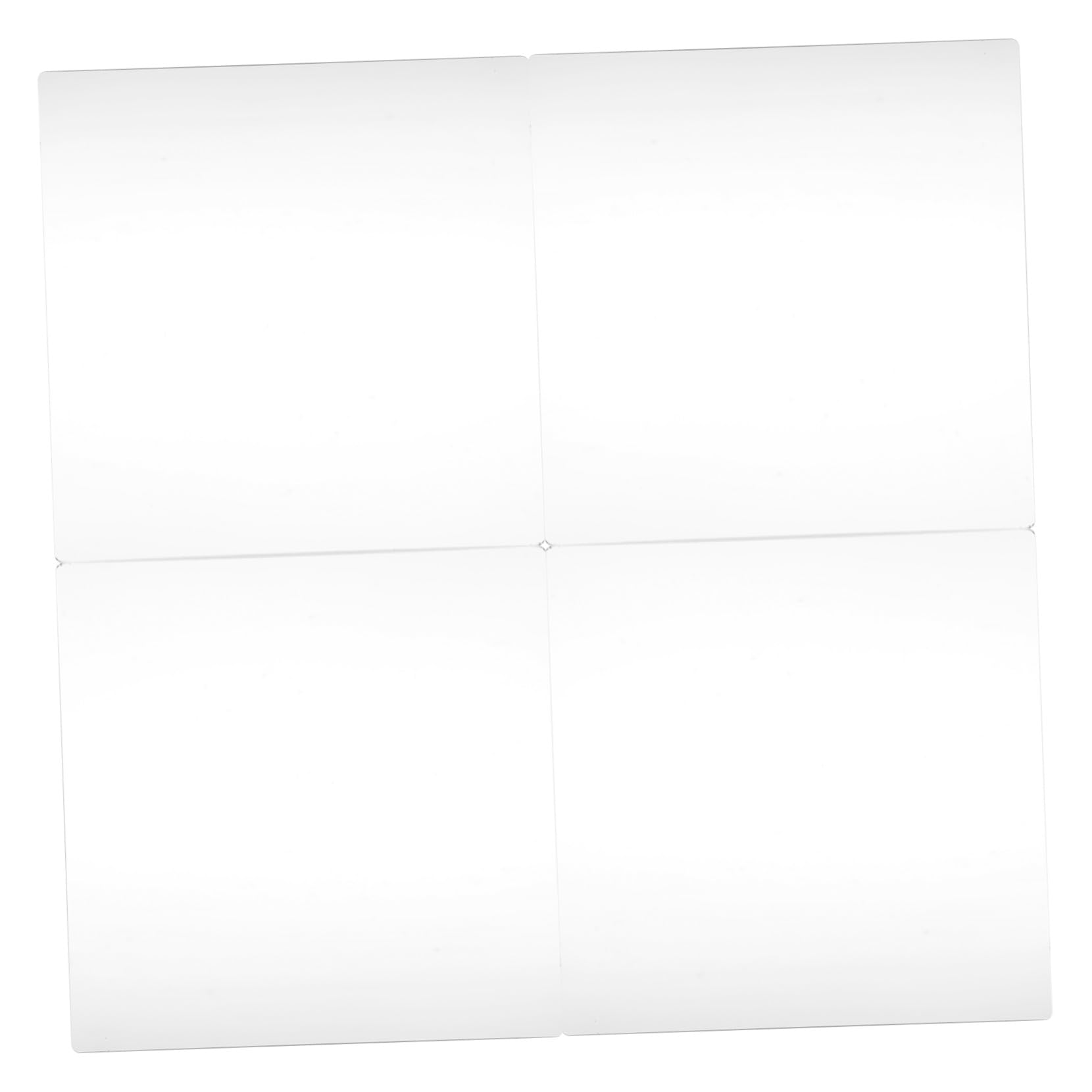 4 Stück Teiliges Selbstklebendes Acryl spiegelfliesen Leichter Flexibler Wandspiegel für Badezimmer und Home Gym Einfache Montage ohne Werkzeug Hochauflösende Dekoration mit