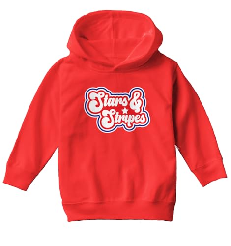 Tcombo Stars & Stripes - USA American Toddler/Youth Fleece Hoodie2