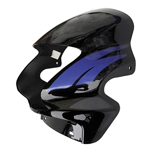 Image of NIKAVI N512 Head Light Mask Compatible Compatible for Hero Passion Plus Bk-Blue