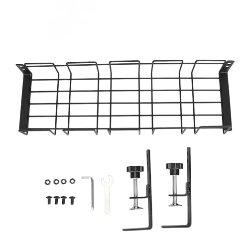 Desk Cable Organizer Strong Load Bearing Space Saving for Office Worktop (Black)