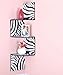 Homeaxcess Zebra Corner Wall Shelf