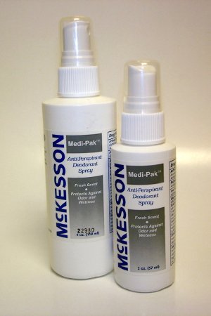 Desodorante antitranspirante em spray McKesson, fragrância Fresh, 118 mL, pacote com 3