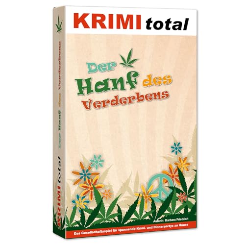Krimi total ® Der Hanf des Verderbens | Krimidinner für zu Hause | 8-9 Personen | Flowerpower,...