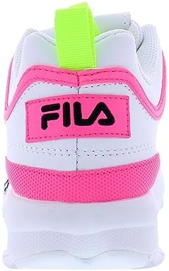 Fila Little Kid/Big Kid Banchee 3 Sneaker,Black/White/Dazzle Blue,5 M US Big Kid | Image 3