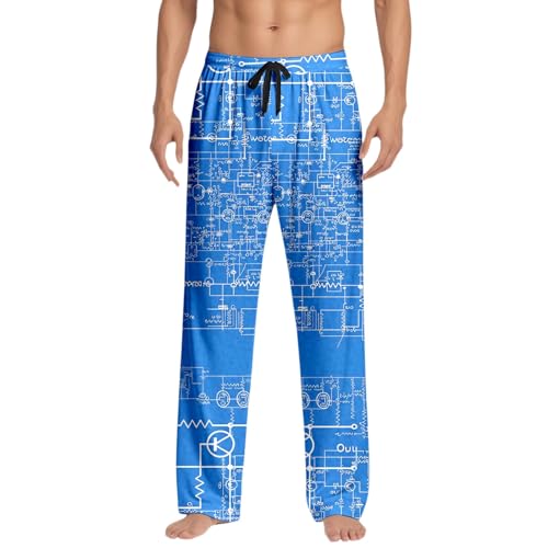 Pantalon à thème avec imprimé festif WWricotta léger pour homme