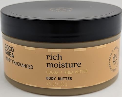Coco Shea Honey Fragranced Rich Moisture Body Butter 6.5 oz bath body