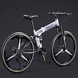 Conception pliable : le VTT pliable s'ouvre et se ferme en quelques secondes, ce qui facilite le rangement et le transport. Matériau de haute qualité, résistant à la rouille. Sa capacité de charge maximale de 160 kg est idéale pour les déplacements quotidiens et les sorties en extérieur.