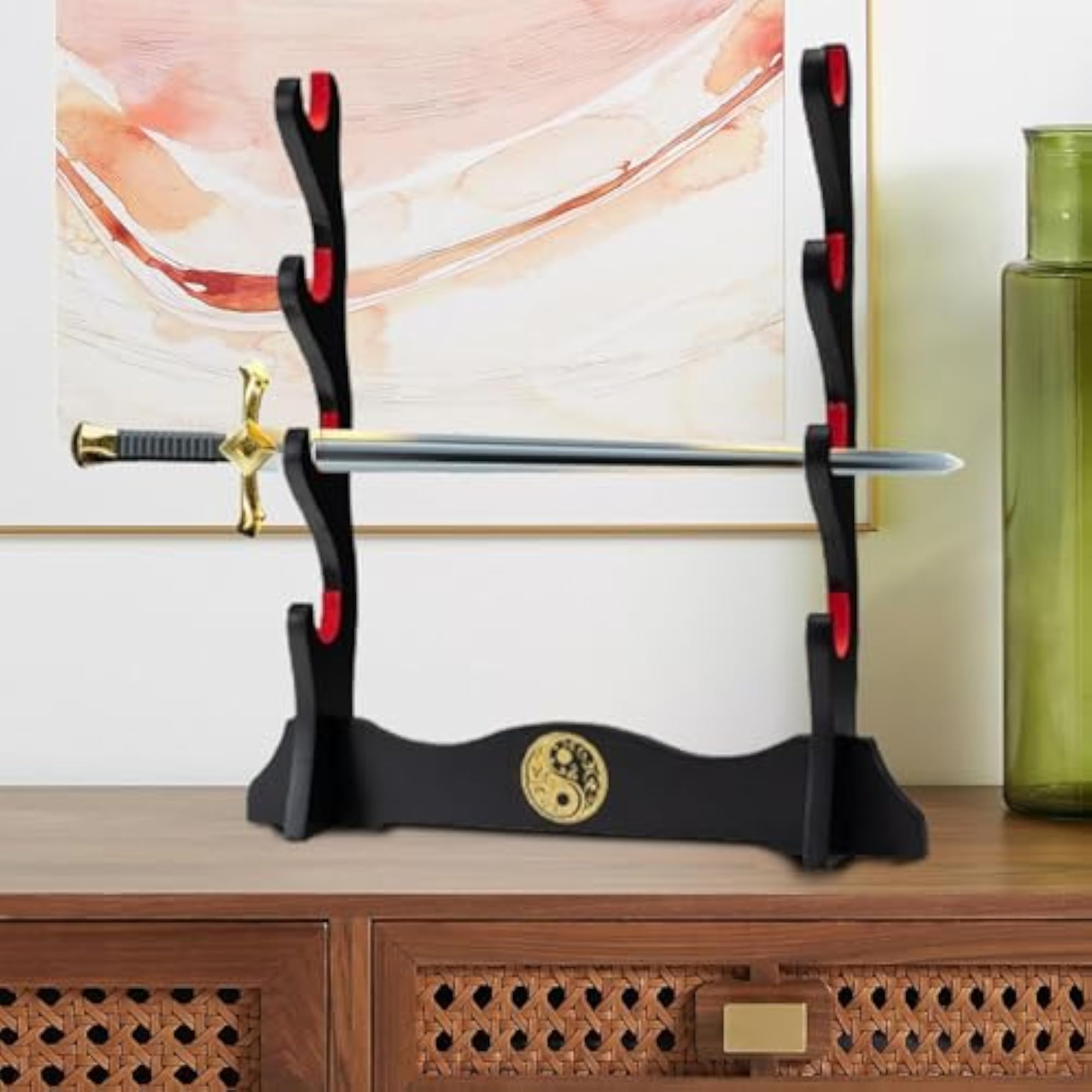 Desktop Sword Display Stand, 4 Tiers
