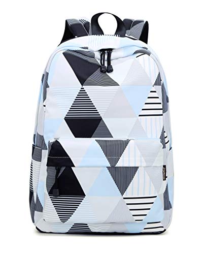 Acmebon Joli Sac à Dos spacieux avec Beaucoup de Place pour Les Adolescentes Sac du0092école léger pour Les Enfants Triangle Rayé