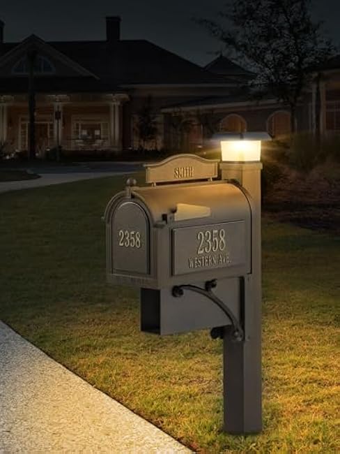 intelamp Solar Post Cap Lights Fence Deck LED Lighting 3x3 4x4 5x5 6x6 Warm White Light