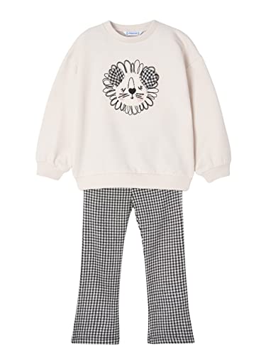 Mayoral 12-04770-085 - Geometric Leggings Set For Girls 5 Years Chickpea #TOP1