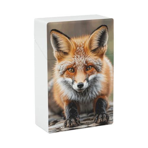 Eros Bridal Fox Cigarette Case Portable Pocket Cigarette Box