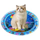 Generico Lettino Acquatico Per Gatti - Lettino Ad Acqua Per Cani E Gatti,Gioco Sensoriale Rinfrescante Per Casa E Viaggio Per Cuccioli