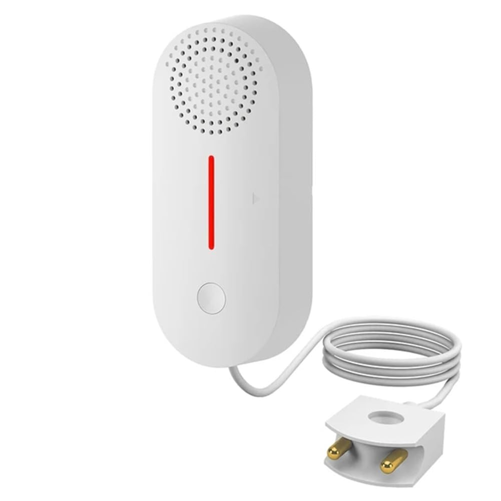 Jnchdghwa Tuya WiFi Water Leakage Sensor with Siren Smart Life App Protection Alarm Detector