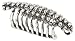 skeleton vertebra earring Ear Wrap Cuff earring Gothic earring Punk Rock earring (Antique silver)