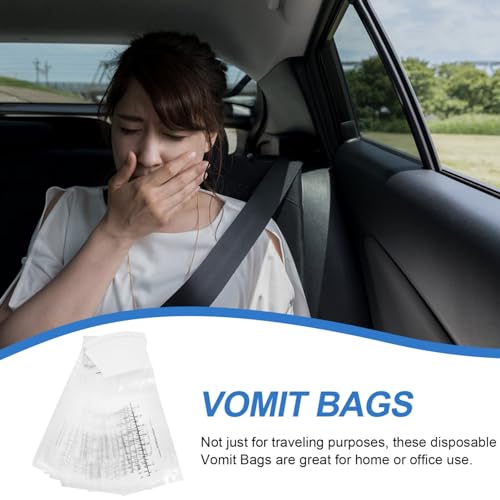 20 Unidades Sacos De Náusea Saco De Vômito De Enjoo Saco De Vômito Descartável Sacos De Vômito Bolsa
