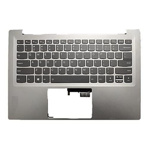 Clavier Lenovo Ideapad 720S-14IKB avec coque supérieure argent QWERTY US