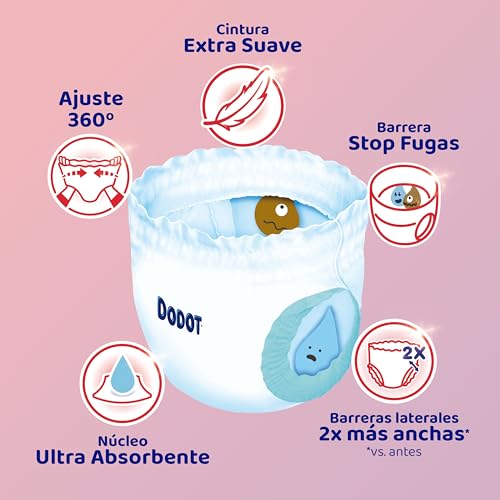 Miniatura 3 de Dodot Pañal-Braguita Bebé Activity Talla 5 (11-17kg), 76 Pañales