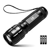 【Superhell】Diese kleine Taschenlampe kann superhelle Strahler erzeugen. Sie hat eine Reichweite von 150 Metern, können je nach Einsatzzweck den stufenlos Lichtstrahl regulieren. Idealer Begleiter für Outdoor-Aktivitäten, Notfälle, Heimgebrauch usw.