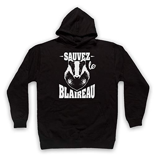 Sweat a capuche Sauvez Le Blaireau hoodie adulte imprimé faune