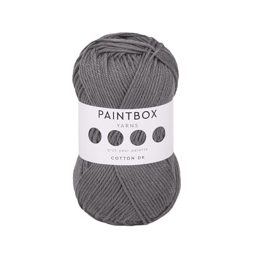 Paintbox Yarns 100% Cotton DK Yarn 1.76oz 50g 137yds 125m | Paper White Wool For Crochet Knitting - Soft Lightweight Double Knit Yarn For Clothes product thumbnail 13