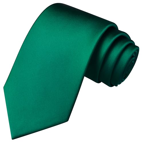 Branduce Solid Satin Tie for Business and Wedding