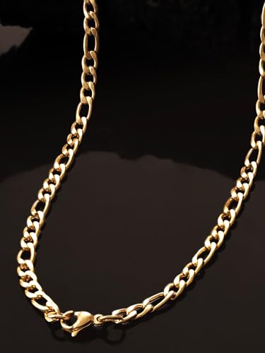 Image of Rubans Demi Fine Stainless Steel Necklace Chain Link Gift for Women & Girls