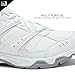 Avia Verge Womens Sneakers - Tennis, Court, Cross Training, or Pickleball Shoes for Women, 8 Medium, White with Light Pink