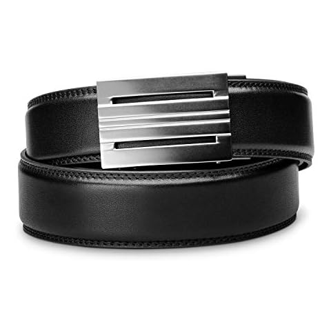 KORE Men’s XL Top-Grain Track Belt | “Equinox” Alloy Buckle Cover