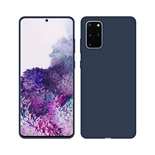Image of Case Creation Luxurious OG Series for Samsung Galaxy S20+ Case Cover,Anti-Dirty Slim Case Frosted Matte Cute Candy TPU Raised Bezel (Splash of Color) Back Cover for Samsung S20+ -Navy Electric Blue