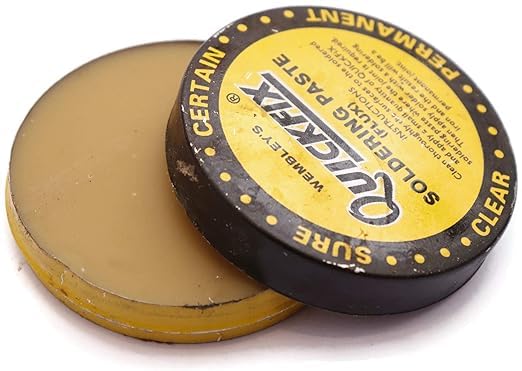 SP Electron Pack of 2 Pcs Quickfix Solder Paste Flux brown rosin-rich for Soldering applications and uses (50+50=100gram)