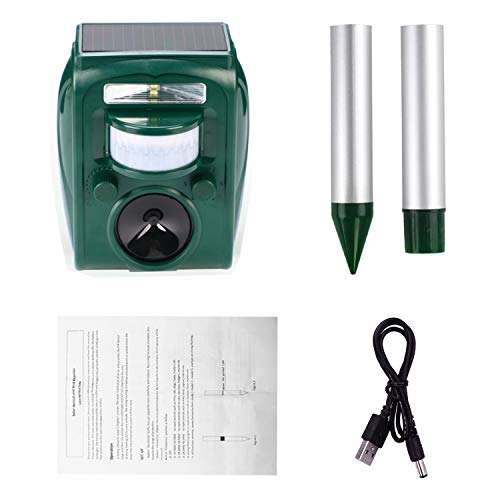Pgfit 501 Ultrasonic Pest Repellent,Solar Animal Repeller,Outdoor Cat Repellent,Bird Repellent,Deer Repellent.Dog,Raccoon,Squirrel Repellent,Motion Activated Led Flashing Light Alarm Sound Animal Repeller thumb #6