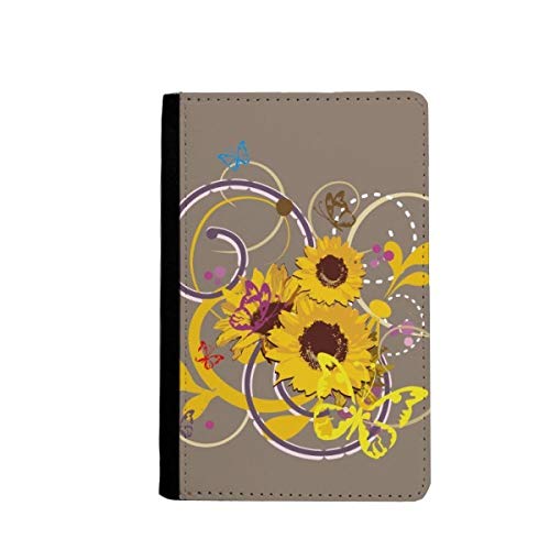 Étui portefeuille de voyage tournesol pour ranger vos papiers