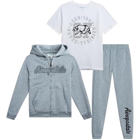 AEROPOSTALE Boys' 3-Piece Jogger Set Cover