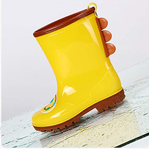 Toddler Baby Boys Girls Anti-Slip Rain Shoes Little Kids 3-9Years Children's Fall Cartoon Waterproof Rain Boots4