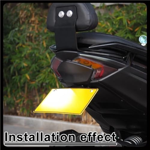 Support plaque immatriculation moto MMBCU 160 accessoire de remplacement arrière