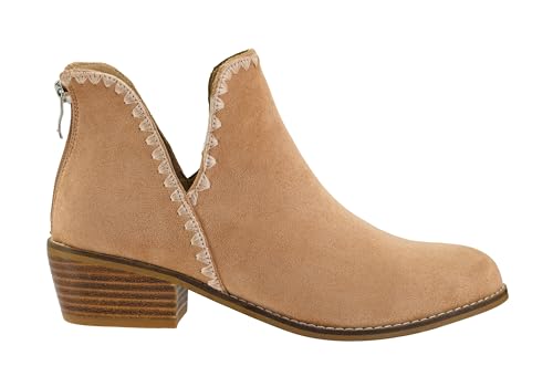 Corkys Footwear Spice It Up 2-Inch Stacked Heel Booties Black Faux Suede with Memory Foam Insoles and Back Zipper - Versatile Fall Fashion Essential2