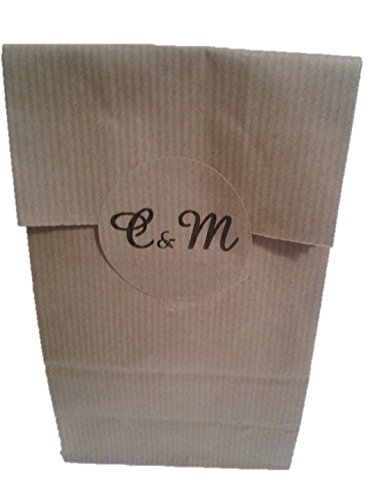 200 Etiquetas Kraft Redondas Personalizadas